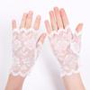 Распродажа Сейлор Танцевальные Митенки Женские Сексуальные Кружевные Перчатки Митенки Для Невесты Леди Перчатки-сетки с половиной пальца Митенки Перчатки