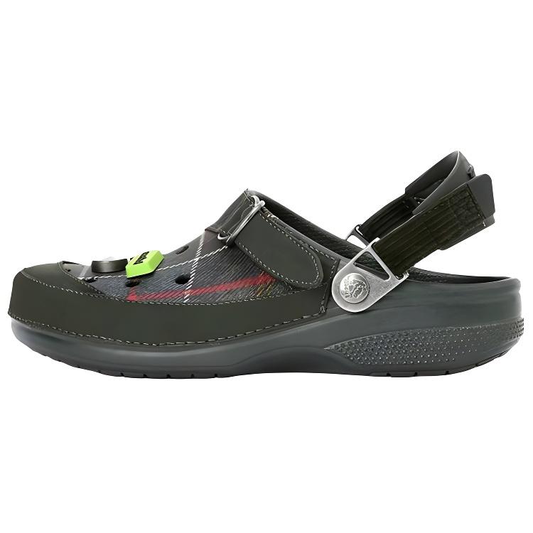 BARBOUR x Crocs Classic clog Повседневные и удобные дырчатые туфли унисекс зеленые
