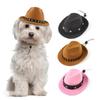 Western Cowboy Sun Hat for Pets – Outdoor Sun Protection & Decorative Style
