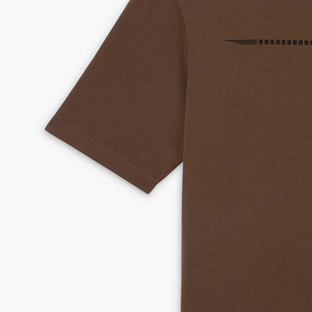 Jordan X Travis Scott Letter Logo Print Crew Neck Short Sleeve T-Shirt Men Tops Marmot-Brown DZ5511-274