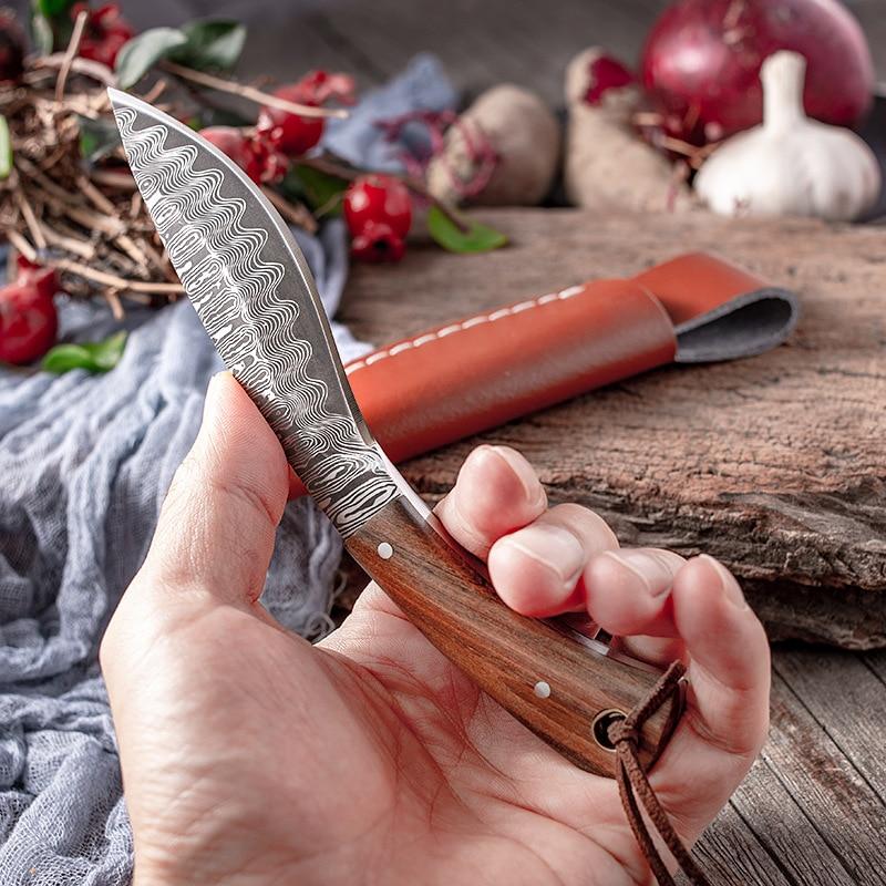 Нож для рыбы из нержавеющей стали, нож для мясника без костей, кухонный нож для убоя свиней без кожи