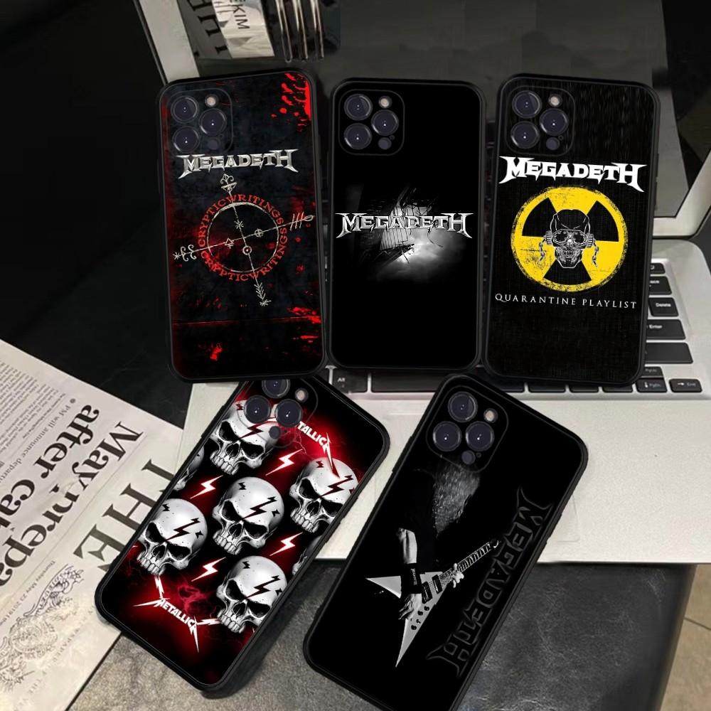 Music Rock M-Megadeth Phone Case For IPhone 16 15 14 11 12 13 Mini Pro XS Max Cover 6 7 8 Plus X Funda Shell