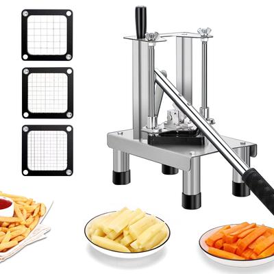 Pedoleco Вертикальный Картофель Ручной Приготовления Французский Сменный 200 кг в 1 Изготовленный из Нержавеющей Овощной Рабочее Время Настольный Домашний Коммерческий Использования Резак, Тип,