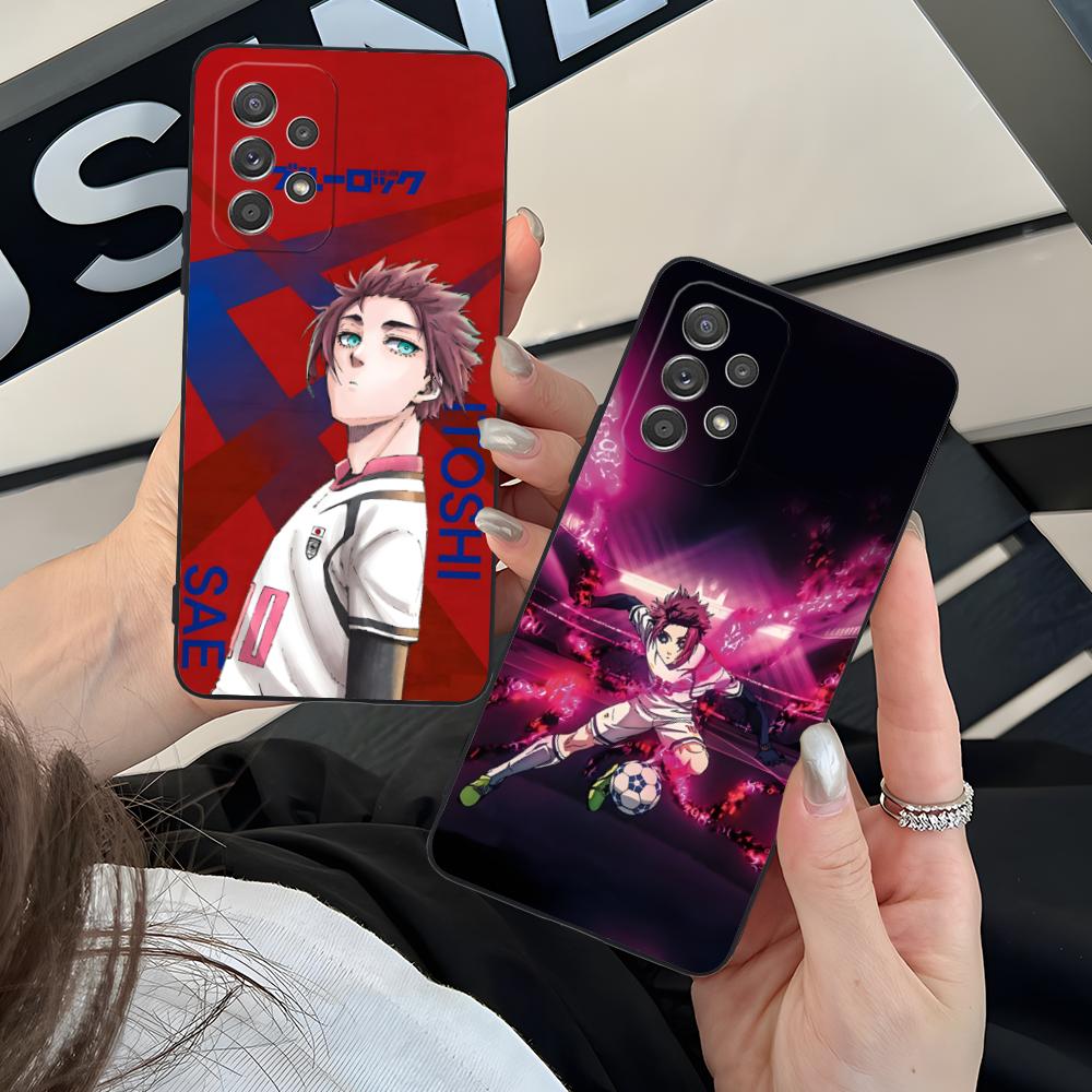 Чехол для телефона Blue Lock Итоси Саэ для Samsung Galaxy A73 72 71 70 56 55 54 53 52 36 35 34 23 16 15 5G Цветная печать Роскошный
