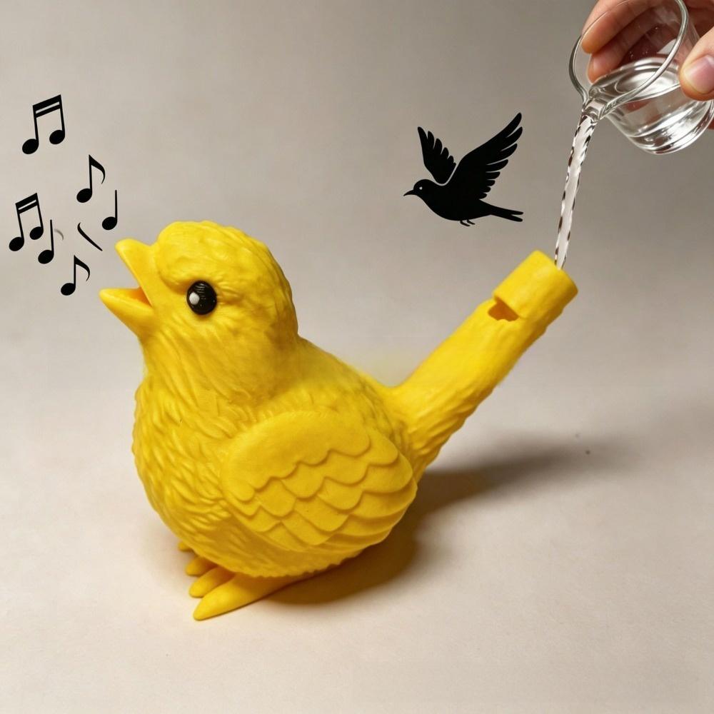 Colorful Water Bird Whistle 3D Printed Desktop Ornaments Creative Bird Statue  Home Decor