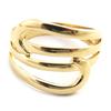 Ring Gold Plated 'Choreography' Golden - 21 Mm