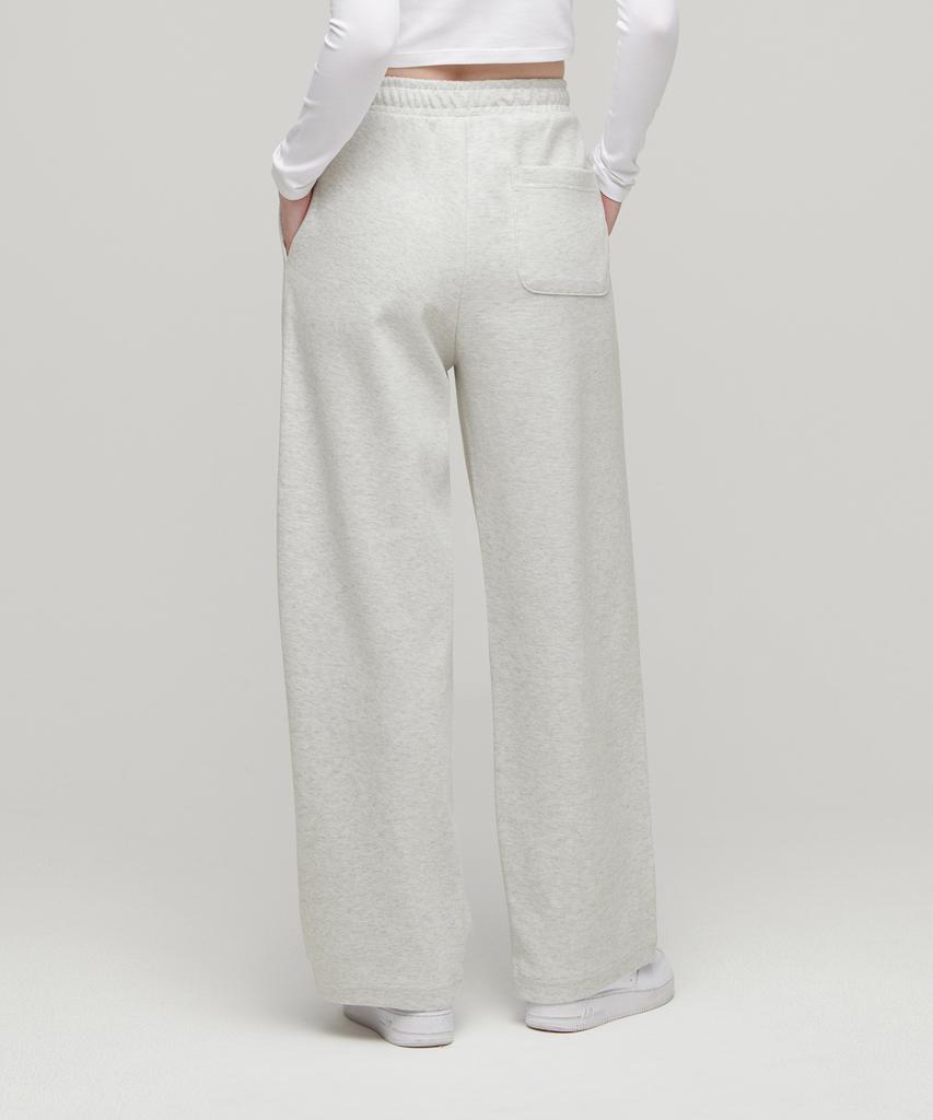 MUSINSA STANDARD WOMAN Women'S Double Knit Two-Tuck Wide Lounge Sweatpants [Oatmeal]