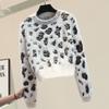 Women's Winter Thickened Plush Knit Sweater Warm Knitwear Retro Casual Plus Size