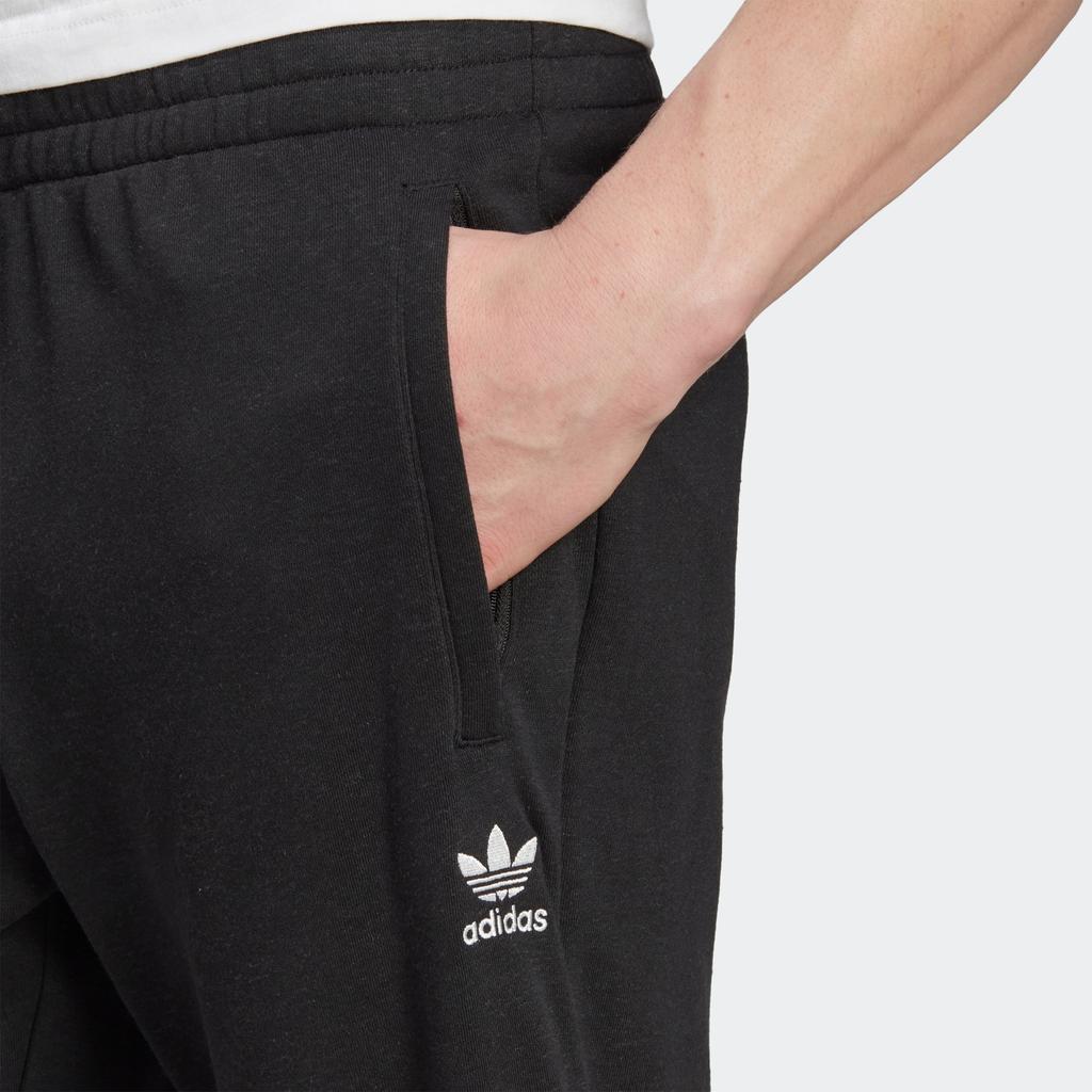 Adidas Мужские джоггеры Originals Essentials+ из конопли с однотонным логотипом, черные HR8616