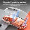 Перезаряжаемая беспроводная мышь Bluetooth с прозрачным корпусом и 2,4 ГГц USB 2400DPI игровая беспроводная мышь для ноутбука