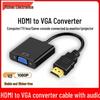 HDMI To VGA Cable with Audio and Power Adapter – High-Definition TV and Computer Connection