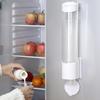 Paper Cup Dispenser Wall Mount Punch-free Pull Type Clear Visible Dustproof Lid Disposable Plastic Water Cup Storage Holder Home Supplies