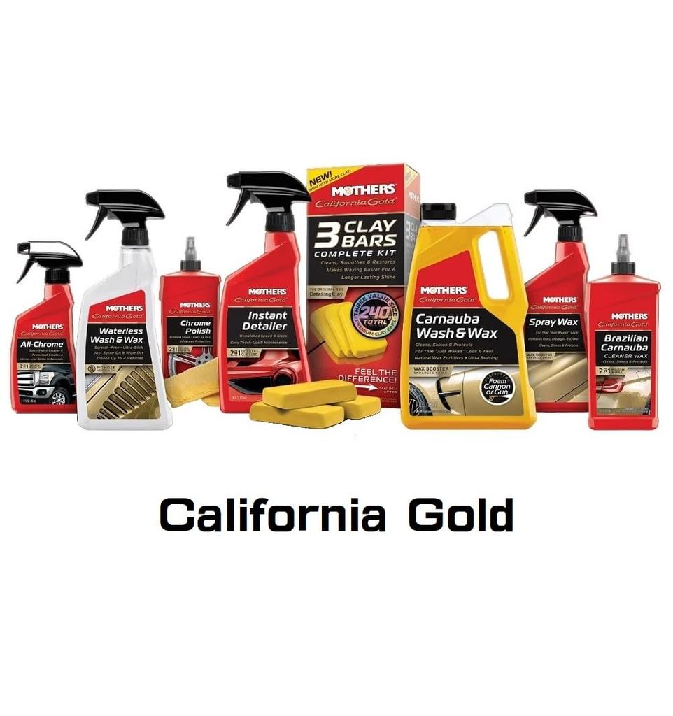 MOTHERS California Gold Showtime Instant Detailer 473ml Easily Restores New Car Shine Without Water -