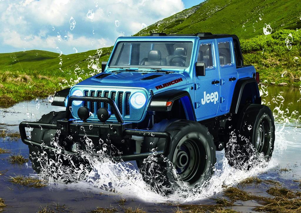 Jozen Dirt Max Масштаб 1/24 Радиоуправляемый Jeep Wrangler Rubicon JRVT111-BL Синий