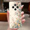 Чехол для Xiaomi Redmi 14C 14R Capa Цветок Бабочка Корпус Телефона Redmi A3 Pro 4G A4 5G Funda Мягкий Силикон Прозрачный ТПУ Чехол