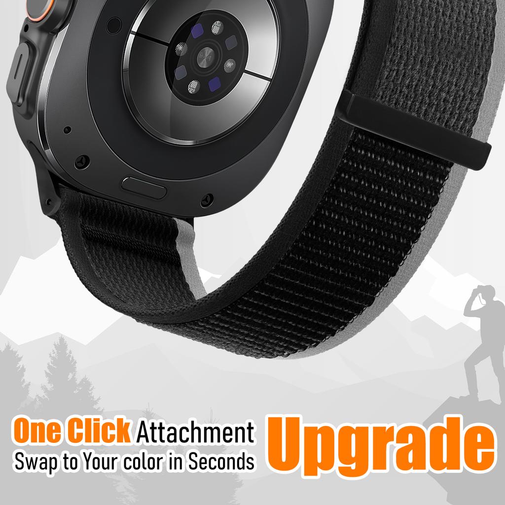 Trail Loop Band For Samsung Galaxy Watch Ultra Strap 47mm Accessories Nylon pulseira Bracelet correa Galaxy watch 7 ultra 47 mm