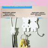 Iron Hooks Door No Drill For Cabinet Bathroom Storage Home Tool Organization