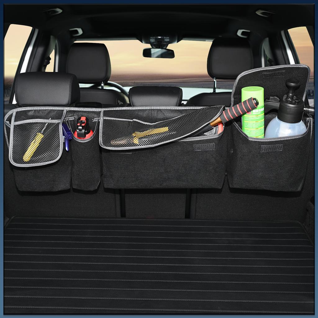 Organisateur de coffre de voiture, organisateur de botte en feutre, boîte de rangement, sac à main Portable, porte-outil de chargement