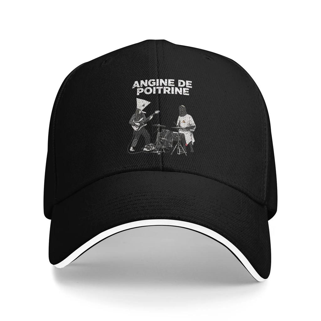 Angine De Poitrine Baseball Cap Retro Sherpa Unisextra Sandwich Hat Unisex Style Adjustable Hats Cap Workouts