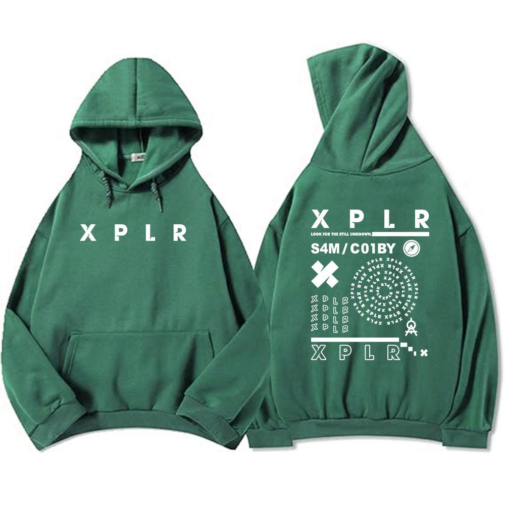 Hip Hop Streetwear Sam and Colby Xplr-r Hoodies Graphic Clothes Heavy Mental Fashion Unisex Sweatshirts Soft Hooded Men Hoodie
