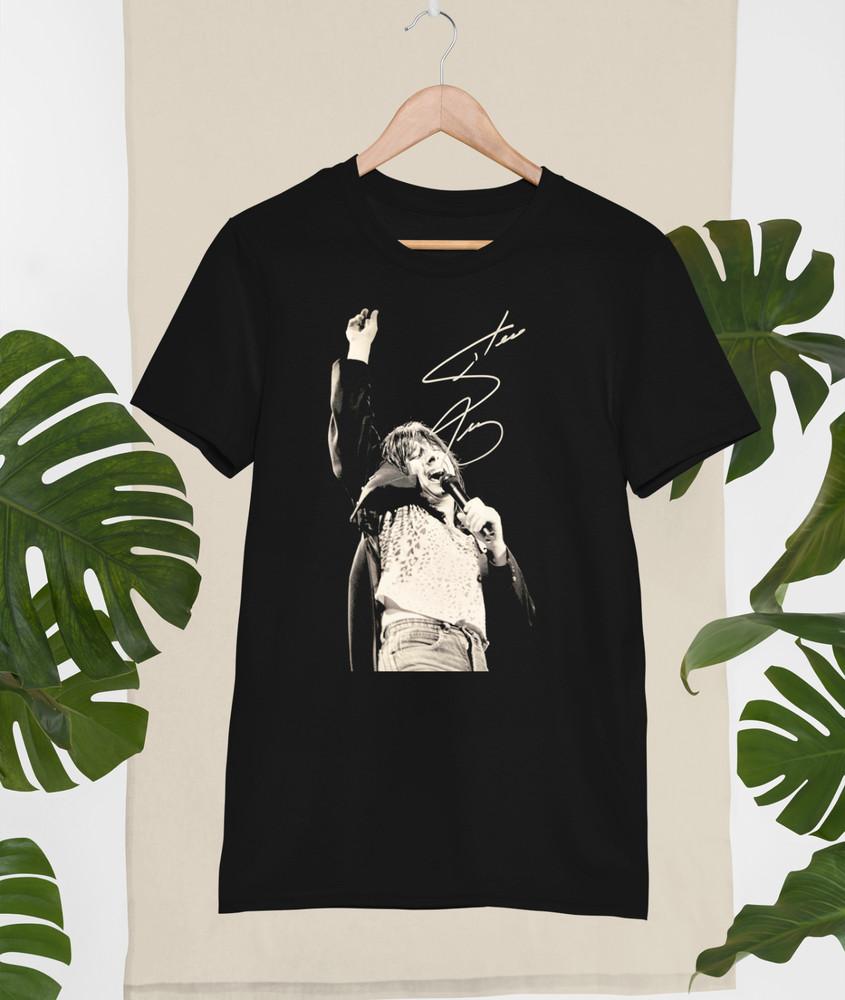 SALE Steve Perry Signed T-shirt Black Unisex All Sizes Unisex T-Shirt