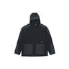 Sports Training Woven Windbreaker Hooded Jacket Men Outerwear Black H40220