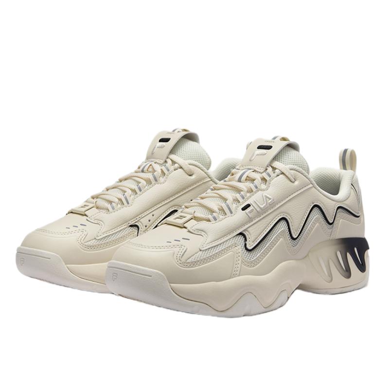 Fila Fusion Ударопоглощающие Удобные Универсальные Низкие Повседневные Беговые Кроссовки Женские Кроссовки Белый Черный T12W513203FWB