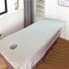 Хлопковая простыня для кровати в салоне красоты и спа с отверстием для лица