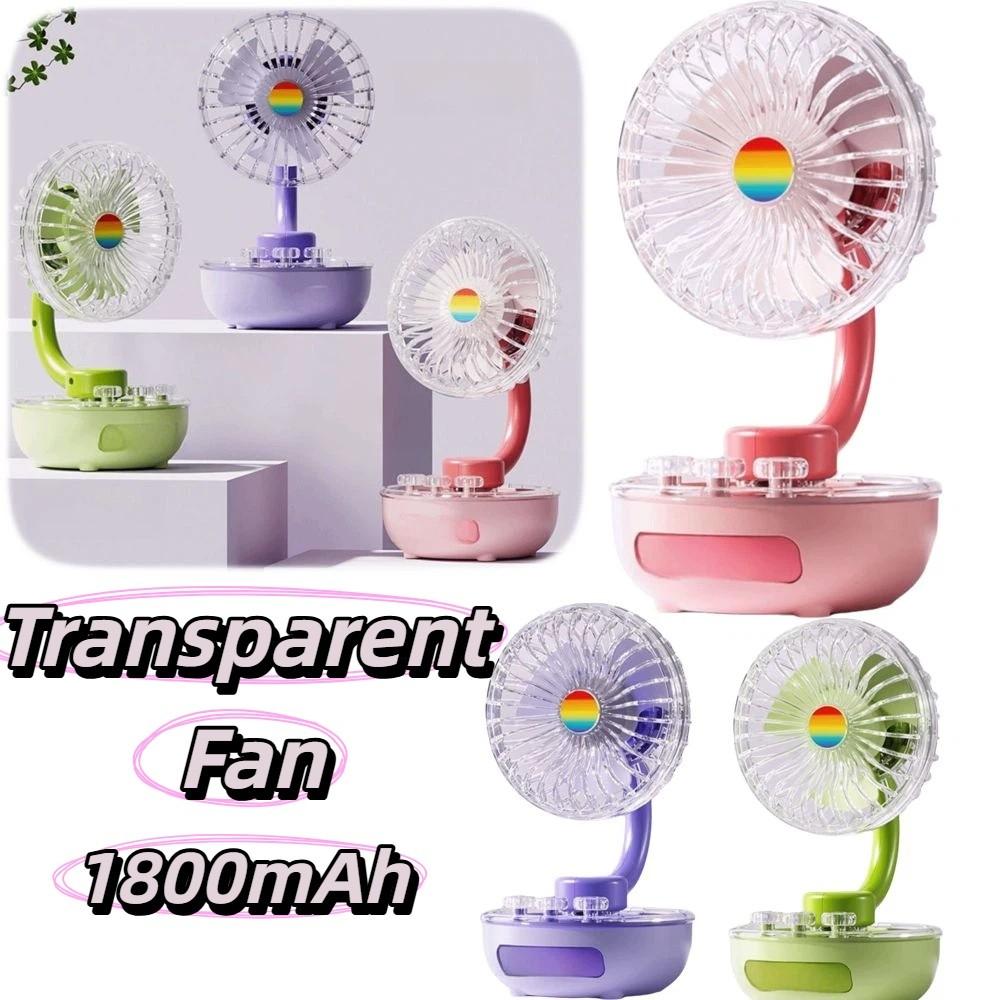 Compact Design Rechargeable Mini Table Fan Portable Personal Cooling Fan  Desktop Placement