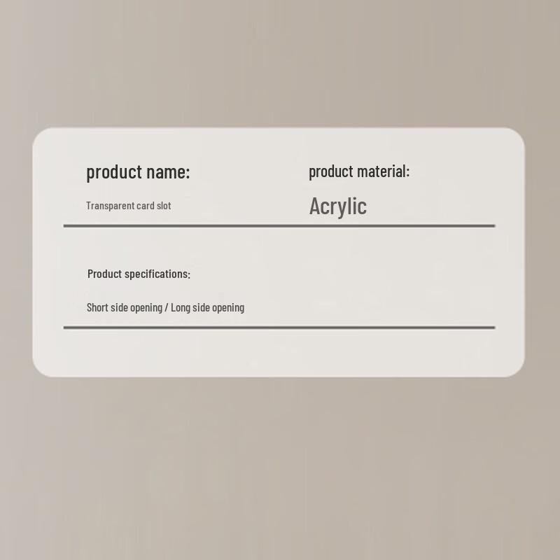 Magnetic Acrylic Document Display Holder