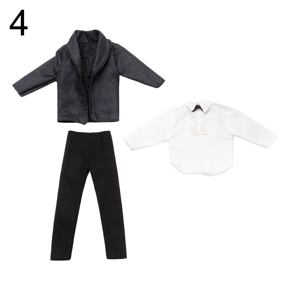 Accessories Suit Clothes Wedding Party Suit 1/6 Doll Clothes Daily Wear Male Doll Shirt Casual Suit