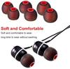 Earpiece Compatible with and Other Earphones with an Inner Diameter of To Hybrid Earpiece Made of Silicone Deep Bass Enhancement Improved Sound