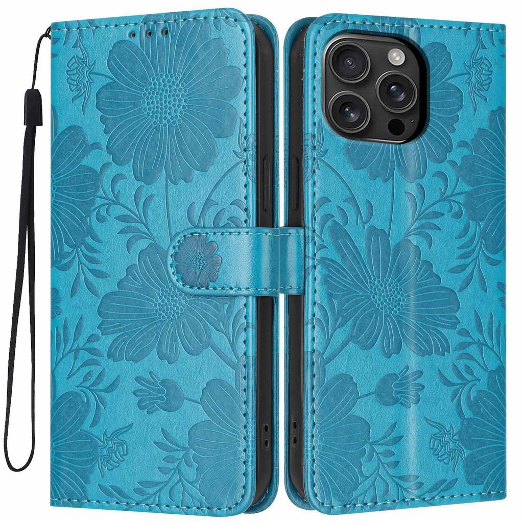 For iPhone 16 Pro Magnetic Case Carbon Fiber Texture Water Transfer PC Phone Cover