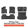 YZ For Hyundai Santa Fe MX5 Sonata Tucson NX4 Kona Grandeur KIA Sorento Car Trunk Mat Luggage Mat  TPE LHD Set Floor Liner Mat