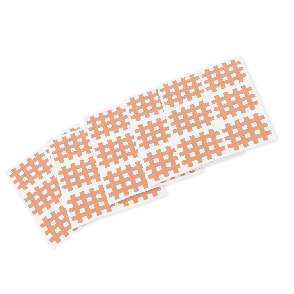 5 листов сетчатой ленты дышащая суставная мышца акупунктурная точечная терапия крест кинезиологическая лента для рук