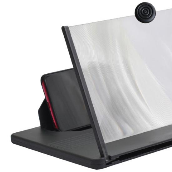 Лупа для экрана телефона, дизайн с регулируемым углом, ультратонкий, нескользящий, выдвижной, увеличительный, широкий, совместимый пластиковый экран, экран телефона