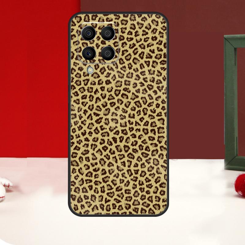 Чехол с леопардовым принтом для Samsung Galaxy M52 M32 M12 M54 M34 M14 M35 M56 M06 M55 M15 M11 M13 M16 M36 M31 M53