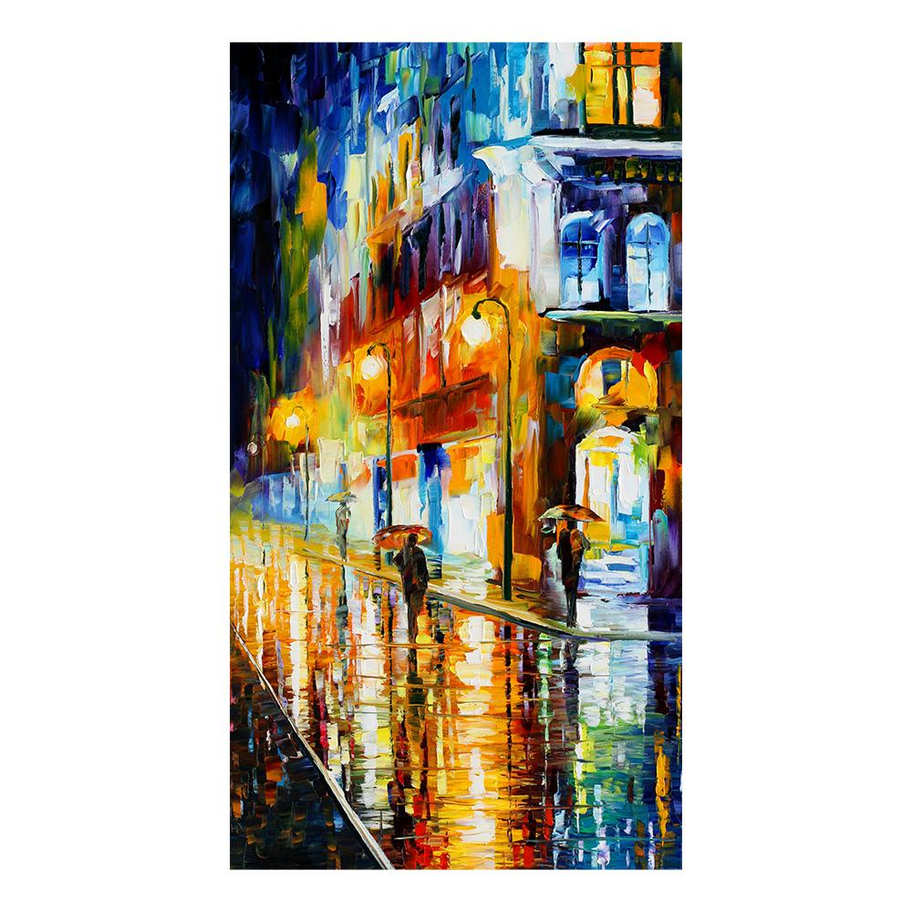 Современная абстрактная эстетика Настенное искусство Цветной лист Дерево HD Масло на холсте Постеры и принты Украшение для дома Спальни Гостиной Подарок