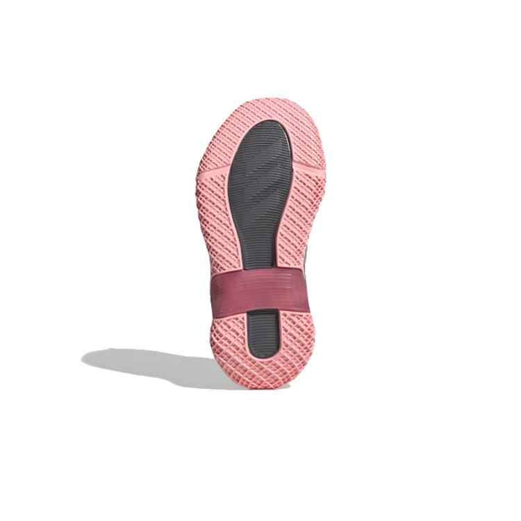 adidas 4Uture Rnr El К Амортизирующая поддержка Низкие Детские Беговые Кроссовки Серый Розовый Детские FV2786