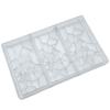 Crack Shape Chocolate Stencil PC Chocolate Maker DIY Template With 3 Cavity Home Kitchen Supply