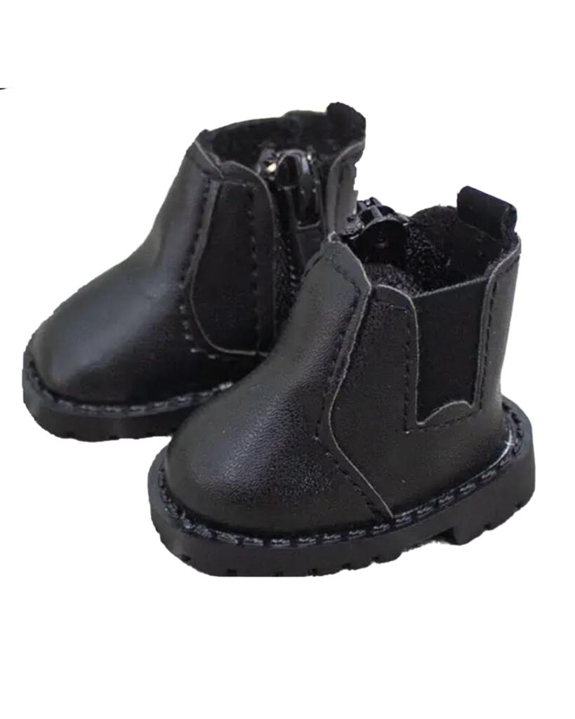 Lemonnui 20cm Plush Toy, Plush Clothes, Side Gore Boots, Shoes, Cosplay, Dress Up, Classic, Cotton Doll, Black