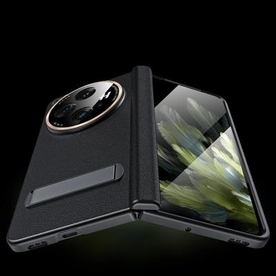 Чехол для объектива Camear для Oneplus, открытый чехол, кожаный шарнир, полная защита, противоударные чехлы для Oppo Find N3, капа со стеклянной пленкой