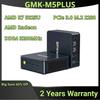 GMKtec M5 Plus Ryzen 7 5825U Mini PC Win11 Pro Dual DDR4 NVMe M.2 SSD WiFi6E BT5.2 Tri-Display Desktop Office Gaming Computer