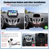 Автомобильная магнитола на Android 9' с сенсорным экраном для Ford Fiesta 2009-2014 с CarPlay, Android Auto, GPS, WiFi, камерой заднего вида