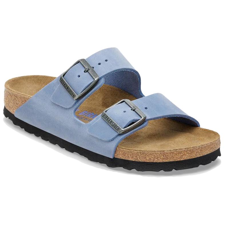 Birkenstock Arizona Мягкие Шлепанцы-Слайдеры на Стельке Унисекс Синие Обычные Свободный Крой 1030862