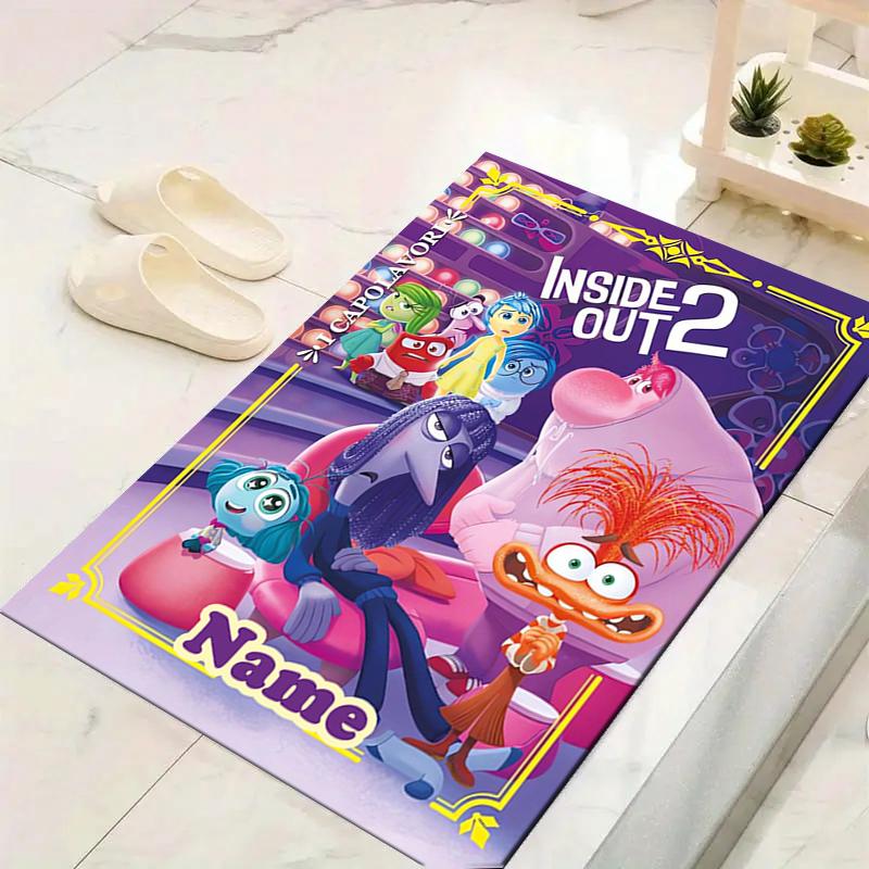 Custom 1Pc Inside Out Team Riley Adventure Rug Office Carpet Indoor Outdoor Entrance Doormat Nonslip Soft And Comfortable Living Room D91686