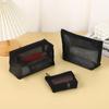 3pcs Mesh Clear Cosmetic Bags Small Large Black Makeup Bag Portable Travel Toiletry Organizer Case Lipstick Storage Pouch