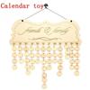 New DIY Calendar Wood Family And Friends Calendar Reminder Event Board Children Development Toys