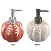 Cute Pumpkin Soap Dispenser - Bathroom Decoration, 460ml Soap Pump Pumpkin Maple Leaves Pattern for Bathroom and