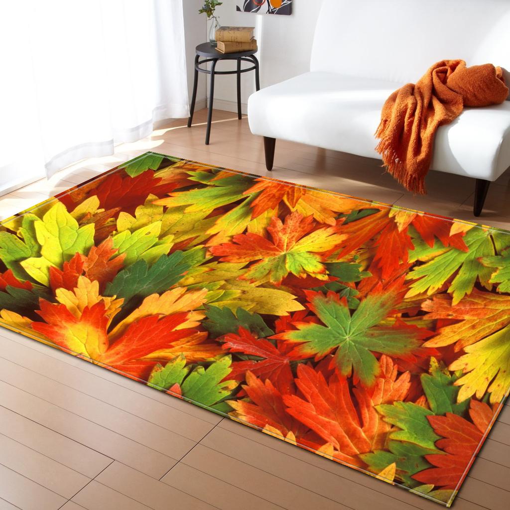 Animal And Plant Living Room Carpet Bedroom Dining Room Floor Mat Pattern Size
